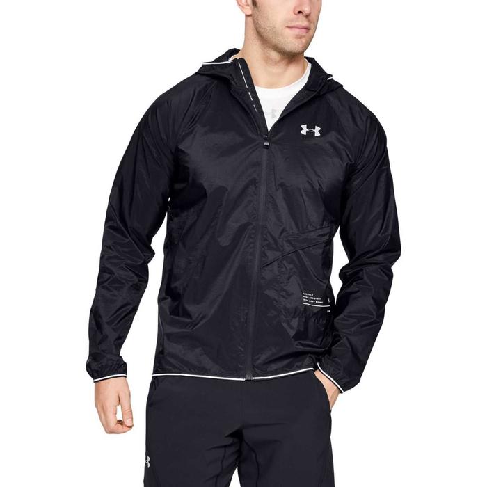 фото Ветровка under armour q lifier storm packable full zip hooded, размер 52-54 (1326597-001)