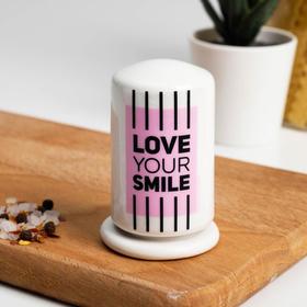 Подставка для зубочисток "Love your smile", 5 х 7 см от Сима-ленд