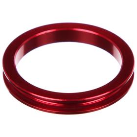 Кольцо проставочное 1-1/8'х5мм SPACER-R, алюминий, цвет красный Ош
