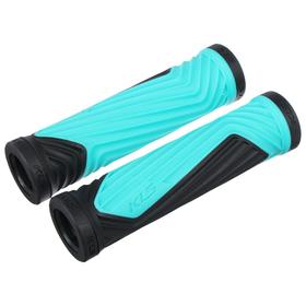 

Грипсы 130 мм, KLS ADVANCER 2D, цвет чёрный/бирюзовый