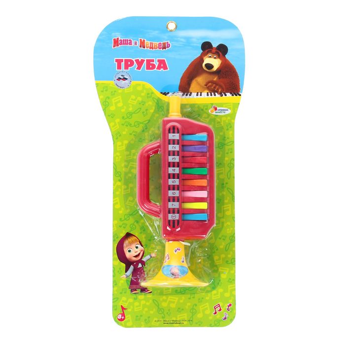 Музыкальная игрушка "Труба Маша и Медведь"