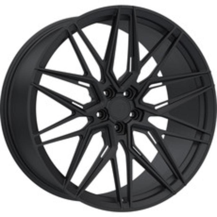 фото Диск кованый vissol f-1091 9.5x21 5x120 et49 d72.6 matte_black