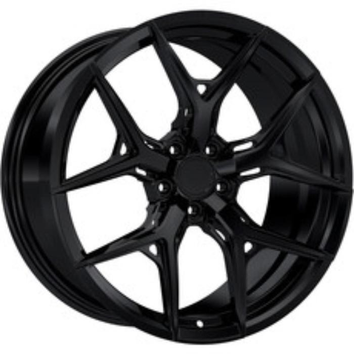 фото Диск кованый vissol f-1135 9.5x22 5x120 et49 d72.6 gloss_black