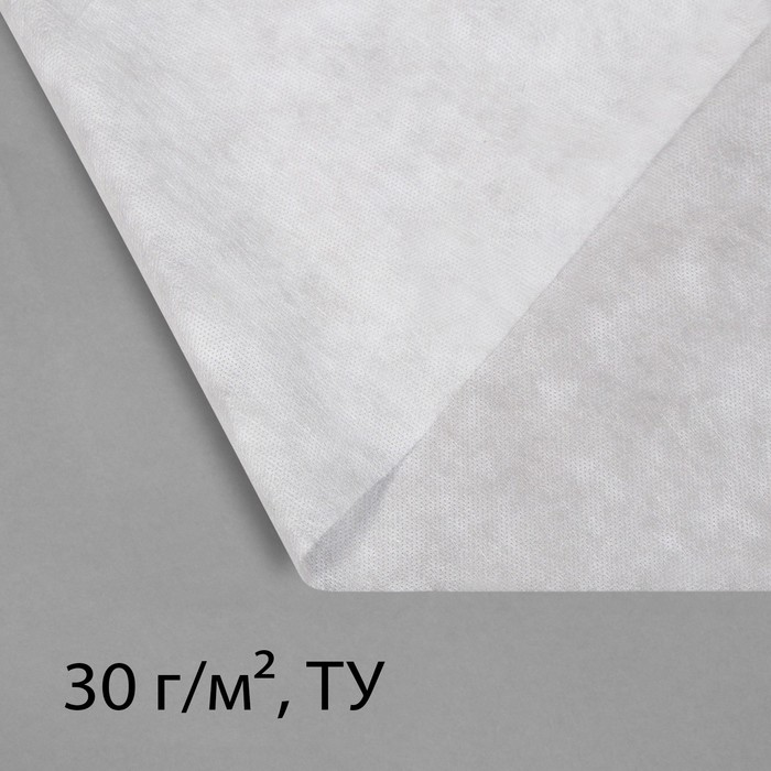 Материал укрывной, 20 × 3.2 м, плотность 30 г/м², с УФ-стабилизатором, белый, Greengo, Эконом 20%