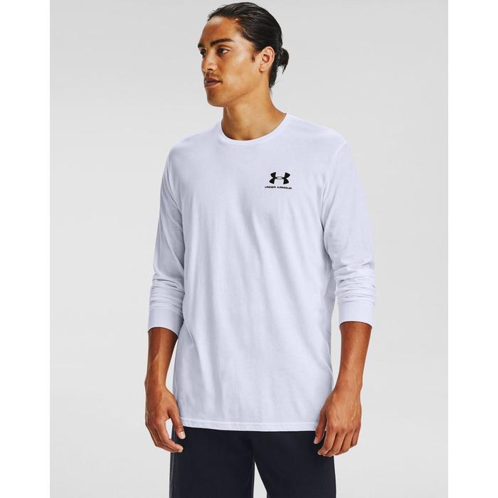 фото Лонгслив under armour sportstyle left chest ls tee, размер 48-50 (1329585-100)