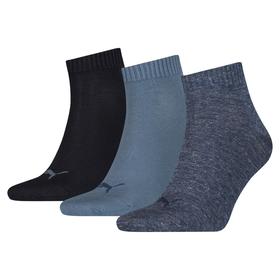 

Носки 3 пары Puma Unisex Quarter Plain 3P, размер 35-38 (90697810)