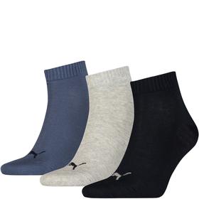 

Носки 3 пары Puma Unisex Quarter Plain 3P, размер 39-42 (90697813)