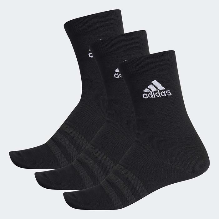 фото Носки 3 пары adidas light crew 3pp, размер 40-42 (dz9394)