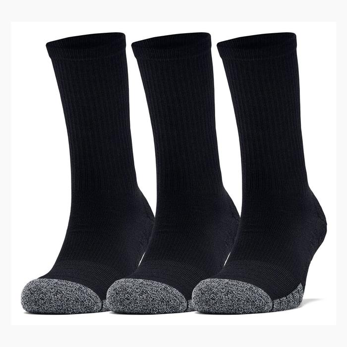 фото Носки 3 пары under armour heatgear crew socks, размер 37,5-40,5 (1346751-001)