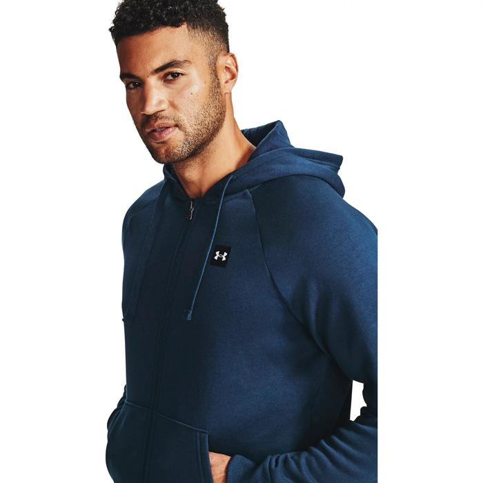 фото Толстовка under armour rival fleece fz hoodie, размер 50-52 (1357111-408)