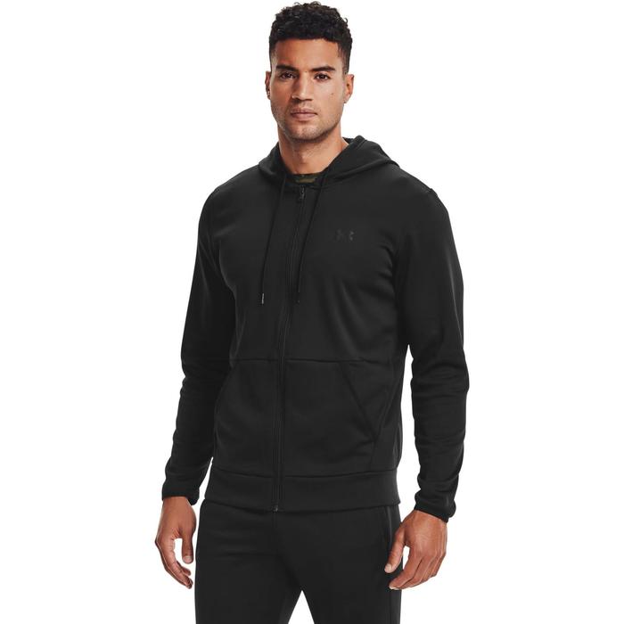 фото Толстовка under armour fleece fz hoodie, размер 50-52 (1357110-001)