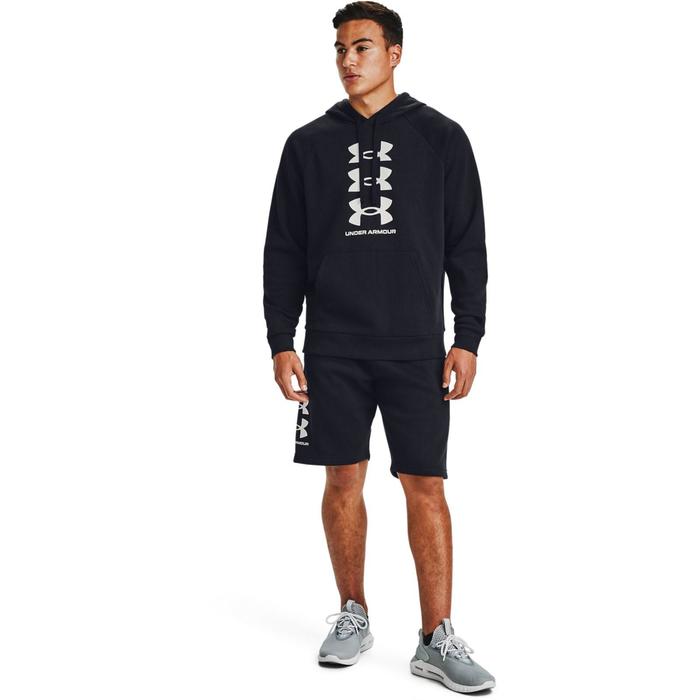 фото Худи under armour rival fleece multilogo hoodie, размер 50-52 (1357094-001)