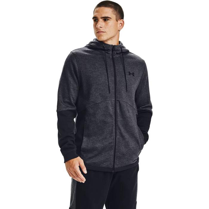 фото Толстовка under armour double knit fz hoodie, размер 48-50 (1352012-012)