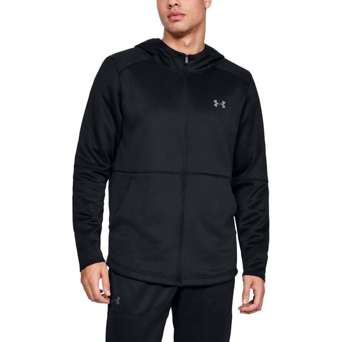 фото Толстовка under armour mk1 warmup fz hoodie, размер 46-48 (1345259-001)