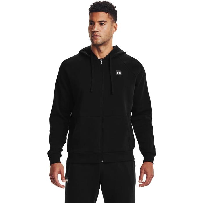 фото Толстовка under armour rival fleece fz hoodie, размер 46-48 (1357111-001)