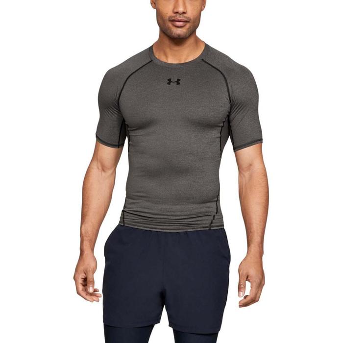 фото Футболка компрессионная under armour hg compression ss tee, размер 46-48 (1257468-090)