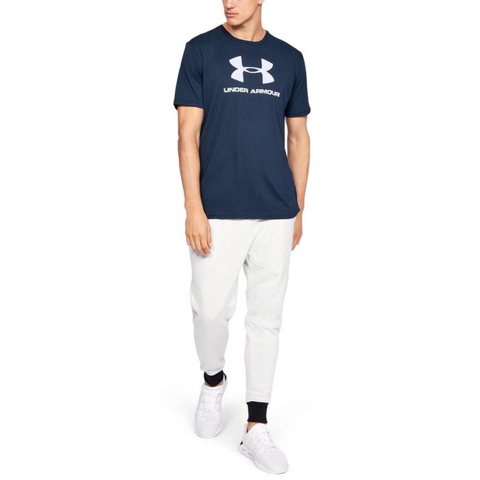 фото Футболка under armour sportstyle logo graphic ss tee, размер 48-50 (1329590-408)