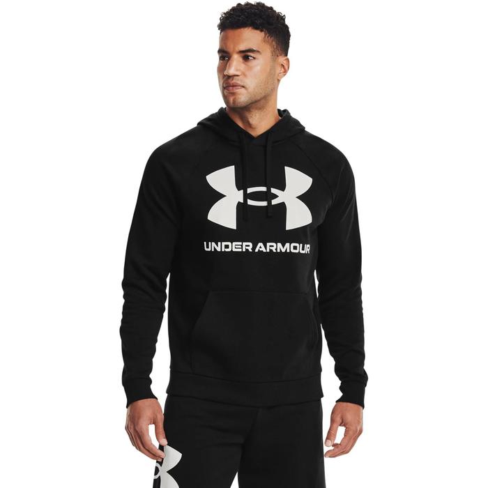 фото Худи мужское, under armour rival fleece big logo hoodie, размер 50-52 (1357093-001)