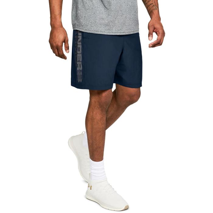 фото Шорты under armour woven graphic wordmark shorts, размер 50-52 (1320203-408)