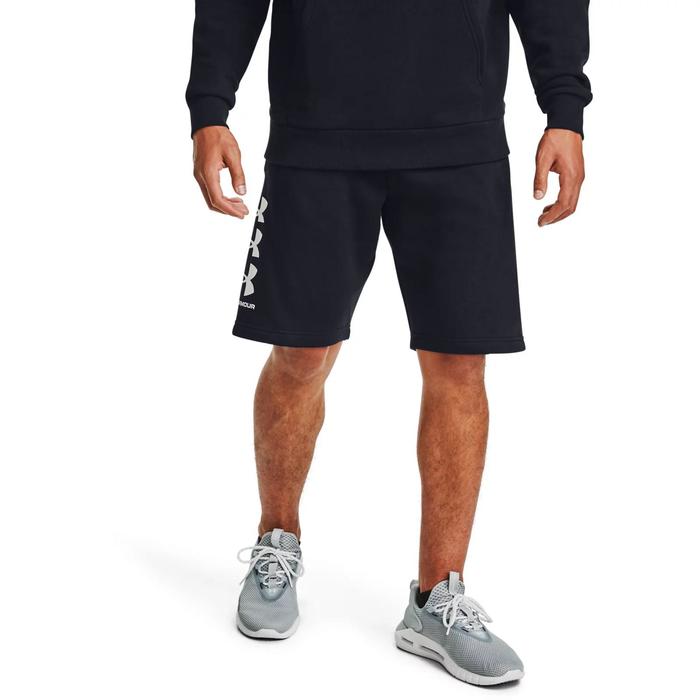 фото Шорты under armour rival fleece big multilogo shorts, размер 50-52 (1357119-001)