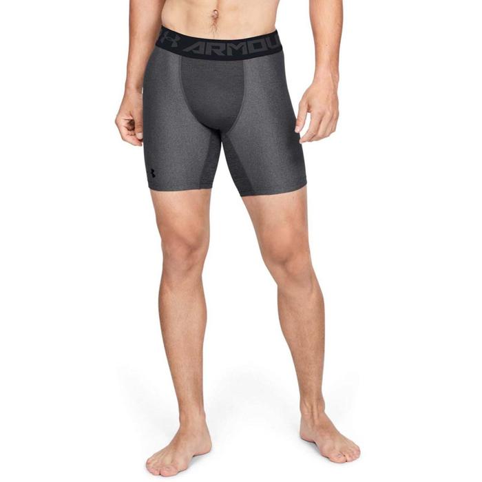 фото Шорты under armour heatgear 15cm mid compression shorts, размер 46-48 (1289566-090)