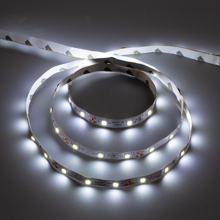 

Комплект светодиодной ленты URM, 12В, SMD3528, 3 м, IP22, с аксесс., 4.8Вт/м, 60 LED/м, 6500К