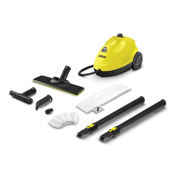 Пароочиститель Karcher SC 2, 1500 Вт, 75 м2, шнур 4 м, жёлтый