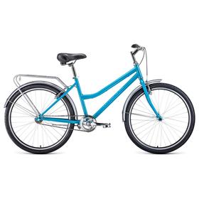 Велосипед 26' Forward Barcelona 1.0, 2021, цвет бирюзовый/бежевый, размер 17' Ош