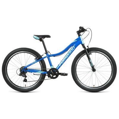 Велосипед 24" Forward Jade 1.0, цвет синий/бирюзовый, размер 12" - Фото 1