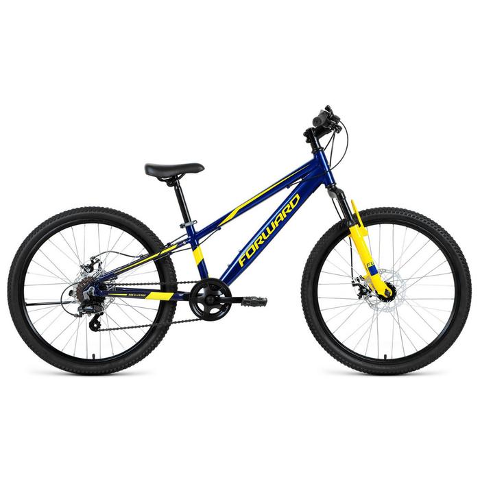 фото Велосипед 24" forward rise 2.0 disc, цвет темно-синий/желтый, размер 11"