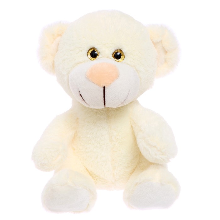 Unaky Soft Toy / Мягкая игрушка «Медвежонок Сильвестр», цвет белый, 20 см