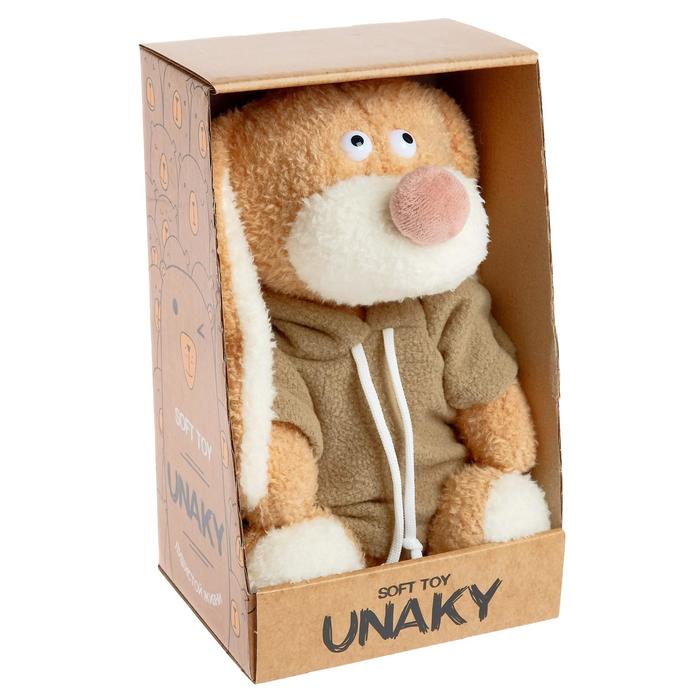 фото Мягкая игрушка "собака лоуренс в толстовке ", 22 см 0976922-19k unaky soft toy