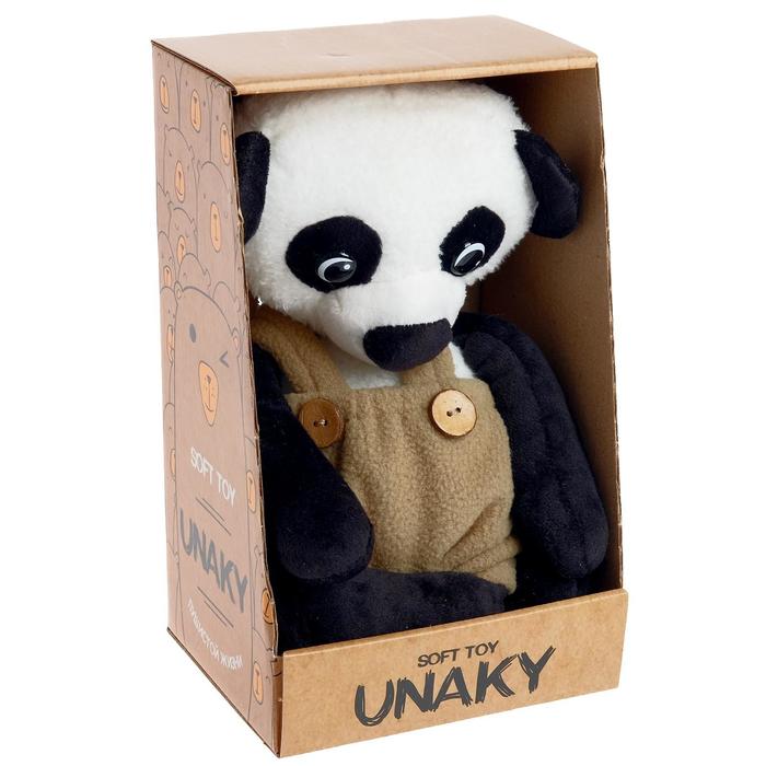 фото Мягкая игрушка "панда елисей , в комбинезоне хаки", 21 см 0967521-22k unaky soft toy