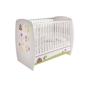 

Кроватка детская Polini kids Simple 710 «Пряничный домик», с ящиком, цвет белый