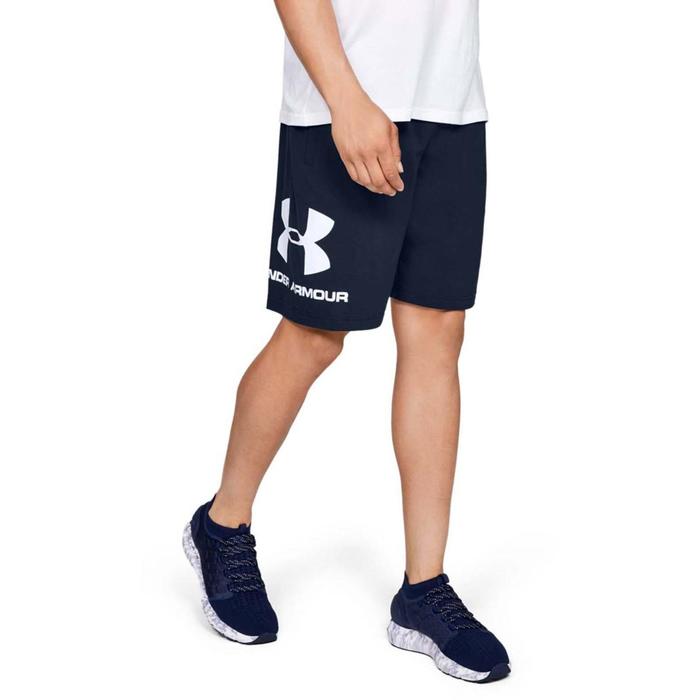 фото Шорты under armour sportstyle cotton logo shorts, размер 48-50 (1329300-408)