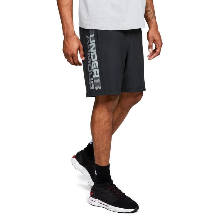 фото Шорты мужские, under armour woven graphic wordmark shorts, размер 46-48 (1320203-001)