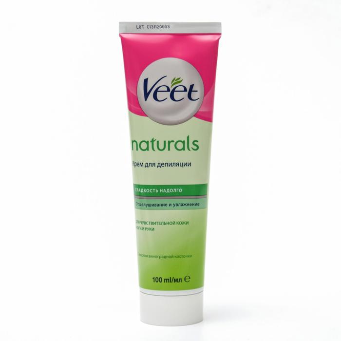 

Крем для депиляции Veet.Naturals с маслом виноградной косточки, 100 мл
