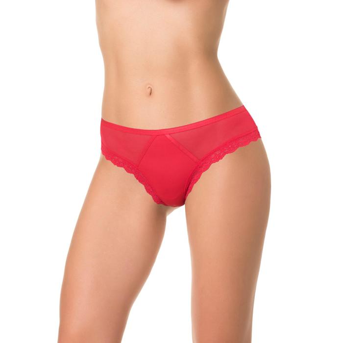 фото Трусы женские бразилиана, цвет красный, размер 48 (l) amoret