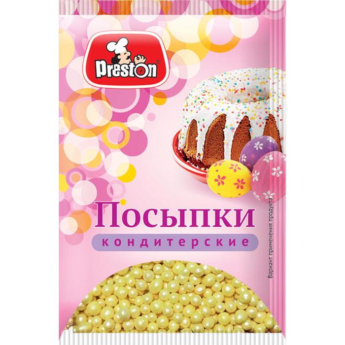 

Посыпки кондитерские декоративные «Жемчужины золотые», 7 г