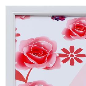 

Картина модульная "Лебеди в цветочной арке" 33*33(35х35) - 2шт., 33х66(35х70) см