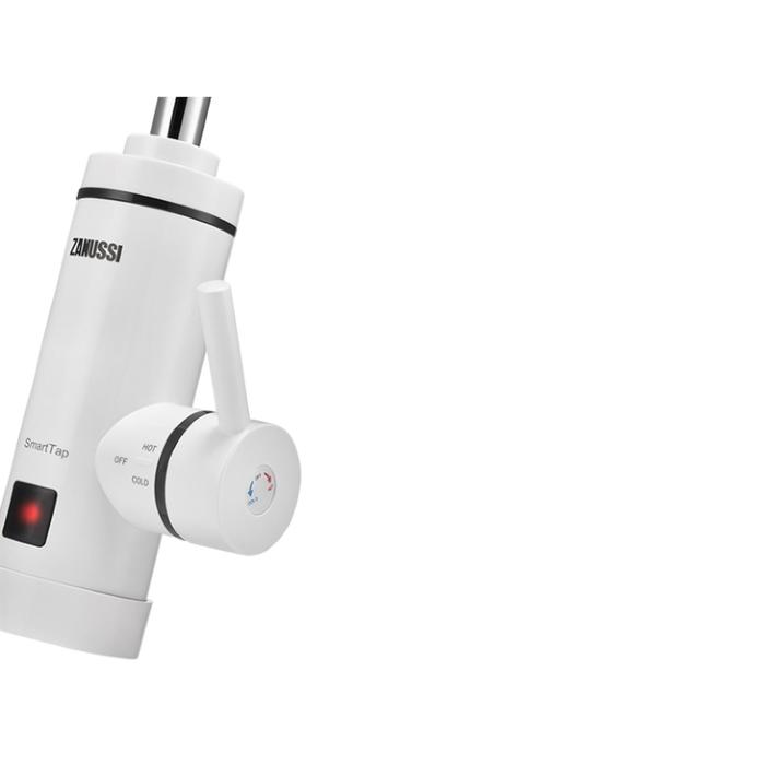 

Водонагреватель ZANUSSI SmartTap, проточный, 3 кВт, 1.3 л/мин, белый