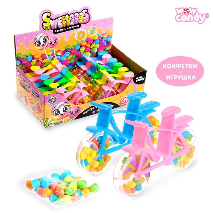Набор Sweeteees «Велосипед» с конфетами, МИКС набор sweeteees велосипед с конфетами микс