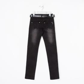 

Джинсы для девочки, цвет серый, рост 122 см (20)