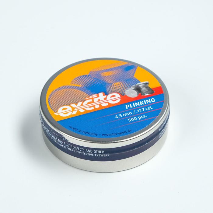 Пули для пневматики HN Excite Plinking кал 45мм 048гр 500шт 490₽