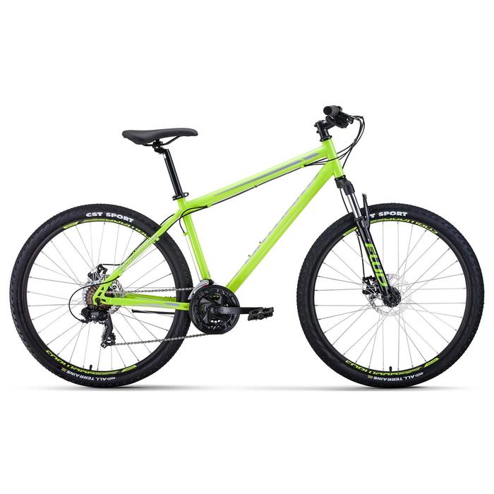 фото Велосипед 27,5" forward sporting 2.2 disc, цвет ярко-зеленый/серый, размер 19"