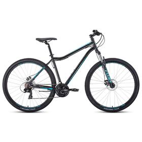 

Велосипед 29" Forward Sporting 2.2 disc, цвет черный/бирюзовый, размер 17"