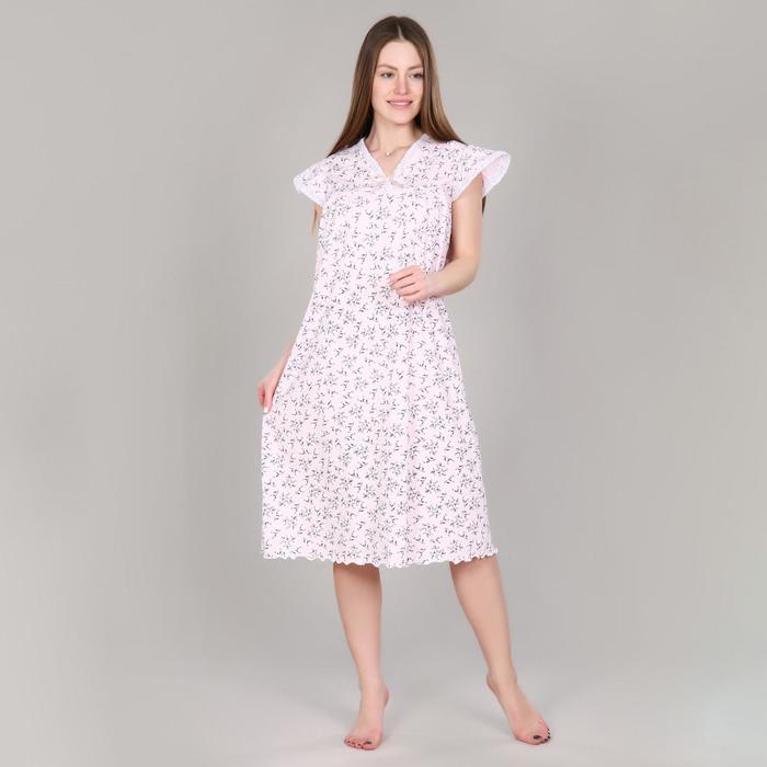 Сорочка женская цвет розовый размер 48 505₽