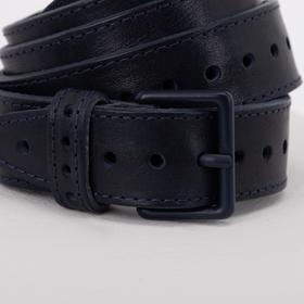 

Ремень женский, ширина 2,5 см, винт, пряжка металл, цвет синий