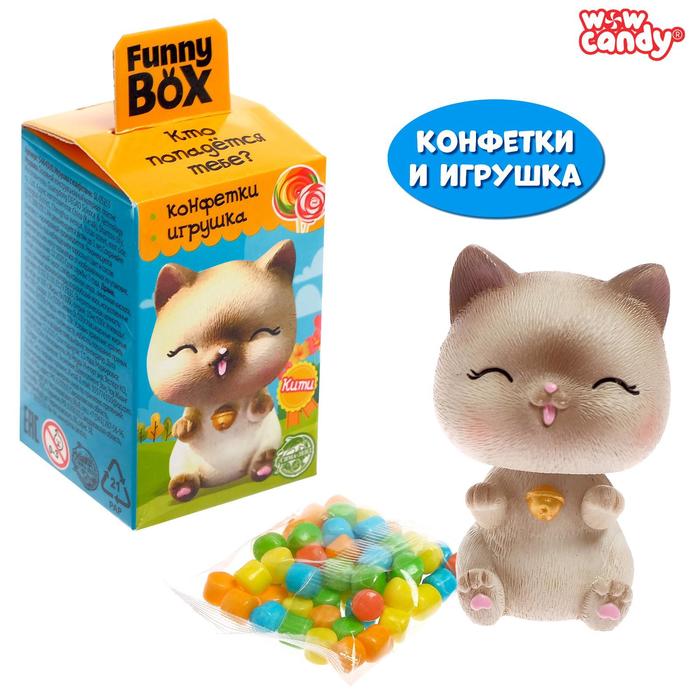 

Funny box с конфетами «Котики», МИКС
