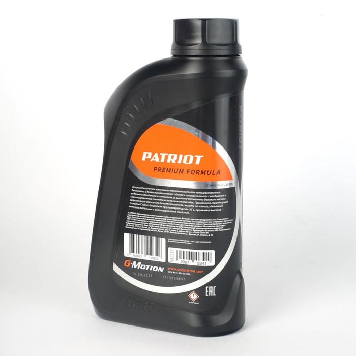 

Масло полусинтетическое PATRIOT G-Motion 5W30, 4Т, ARCTIC, 1л